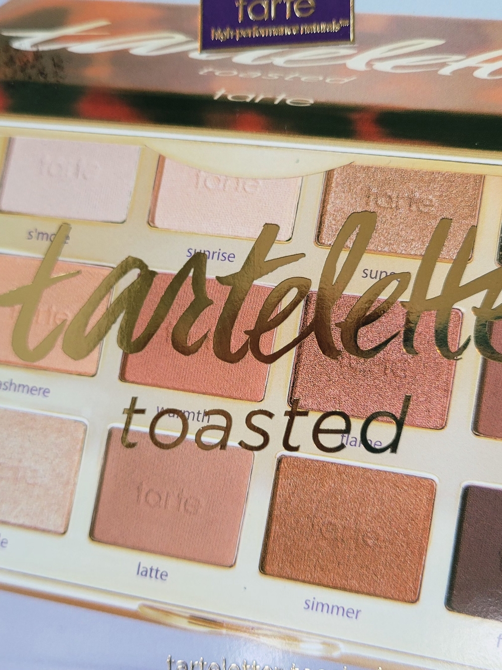 New Tarte Toasted Eyeshadow Palette - Pink, Bronze, Peach & Champagne Shades
